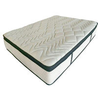 Surmatelas en mousse à mémoire de forme hybride haute densité à libération de pression, mousse viscoélastique compressée sous vide, taille King pour bébés et enfants