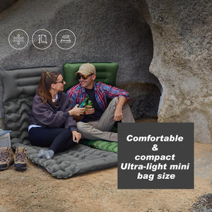 แผ่นรองนอนเป่าลมยี่ห้อ Yancheng สำหรับ 1 คน ผลิตจากวัสดุ TPU กันความชื้น พกพาสะดวก ใช้สำหรับกิจกรรมกลางแจ้ง พร้อมปั๊มลมแบบมือ - Product Image 5