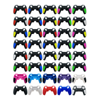 Housse de protection en silicone texturé ergonomique, antidérapante, résistante à la transpiration, bicolore et lavable pour manette PS5 DualSense, accessoires PS5