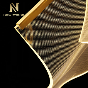 <span class=keywords><strong>Lampadario</strong></span> Moderno a Led Personalizzato, Grande Lampada a Sospensione per Progetti di Decorazione d'Interni per Hotel, Ville e Soggiorni - Product Image 3