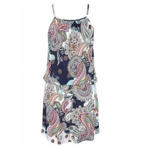 Conjunto de Vestido de Playa de Verano para Mujer, Sexy, de Una Pieza con Logotipo Frontal, Conjunto de 3 Piezas con Tanga y Estampado - Product Image 4