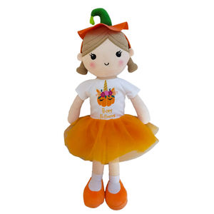 Jouets en peluche doux en édition limitée pour la saison d'Halloween, poupée personnalisée pour fille, rembourrée avec une robe pour enfants et adolescents - Product Image 1