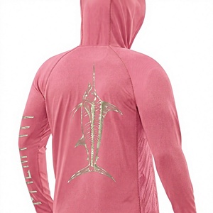 Sudadera con Capucha de Pesca para Hombre, Personalizable, con Protección UPF 50, Anti-UV, Impresión por Sublimación, Mangas Largas, Transpirable, con Protección para el Cuello - Product Image 1