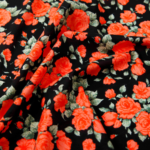 Piccoli tessuti stampati floreali in tessuto di cotone ad acquerello ecologico per il vestito della ragazza - Product Image 2