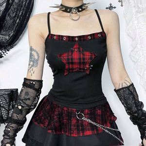 2025 Goth Punk Grunge Fairy Core Sexy Crop Tops Black Spaghetti Strap Mesh Slim Corset New Y2K Halloween Fancy Dresses - Product Image 2