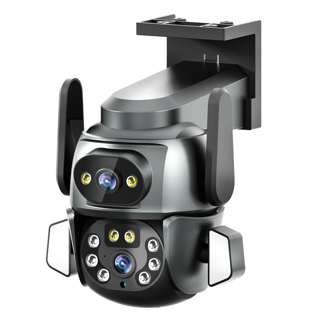 Z 4MP Dual Lens 360 Rotation Outdoor AI Detection Humanoid Tracking Two-way Voice Dialog Wireless Security Camera