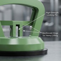 Ventouse manuelle en plastique robuste pour le levage de verre, de carreaux et la réparation des bosses de voiture, forte adhérence, capacité de charge de 60 kg