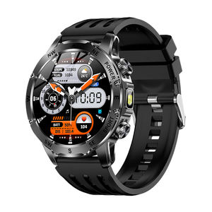 <span class=keywords><strong>Montre</strong></span> connectée TKYUAN AK92 pour l'extérieur, écran 1,53 pouces, appels Bluetooth, boussole, lampe de poche, faible consommation d'énergie, moniteur de fréquence cardiaque, <span class=keywords><strong>montre</strong></span> intelligente robuste pour le <span class=keywords><strong>sport</strong></span> - Product Image 3