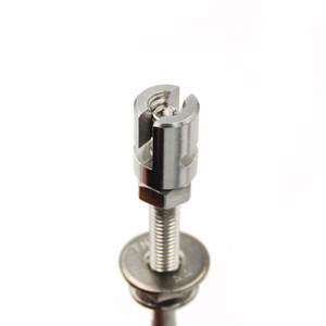 Treillis d'escalade en acier inoxydable pour jardin, mur végétal, poteau, 3 mm, 4 mm, 5 mm, accessoires de câble, pince de serrage réglable, accessoires de câble métallique - Product Image 3