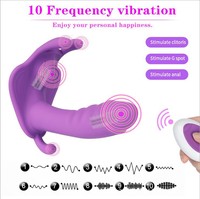 Masajeador Vibrador Femenino con Succión, Portátil, 10 Modos, Triple Estimulación, Control Remoto por Aplicación, Impermeable, de Silicona, Juguete Sexual