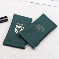 Étui de rangement portable de luxe en cuir PU avec logo personnalisé et design à rabat pour lunettes et lunettes de soleil