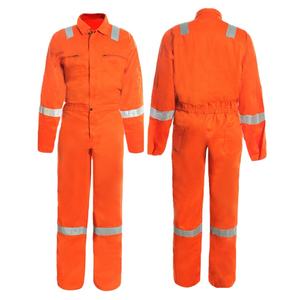 耐炎反射FRC作業服、耐火性衣料、男性用鉱業防火難燃つなぎ服、安全ユニフォーム - Product Image 1