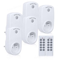 YUHE Télécommande intelligente à écran tactile de haute qualité et durable, prise PC 10A, prise murale française, protection IP27, interrupteur 2 voies, intérieur