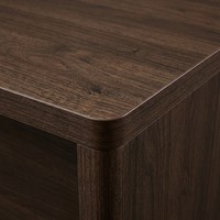Bureau de direction moderne en panneau MDF E1, table de patron avec finition importée, bureau de gestionnaire avec bordure en PVC de 2 mm, mobilier de bureau de luxe