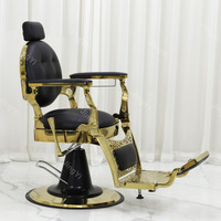 Chaise de salon de beauté mobilier pour salon de coiffure chaise de coiffeur chaise de coiffeur antique avec pompe hydraulique