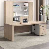 Escritorio Ejecutivo Boss Table, Diseño Moderno y Sencillo, Muebles de Oficina Comerciales Personalizables con Combinación de Silla