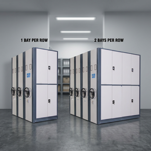 All-steel Motorized Compact Shelving Capable of Automatically and Office Storage Unit Commercial Furniture for High-density Ware - Product Image 3