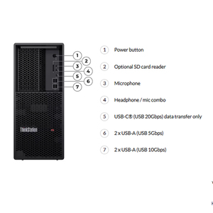 Thương hiệu Mới Lenovo thinkstation P3 tháp Gen 2 Máy Trạm Intel <span class=keywords><strong>Core</strong></span> siêu 5 7 9 Bộ vi xử lý ai-sẵn sàng Máy Trạm cho doanh nghiệp - Product Image 2