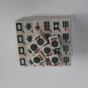 In Stock American <b>Mahjong</b> <b>Set</b> 166 Tiles Premium Melamine Printed Mahjongg Game 5 Color Options - Product Image 1
