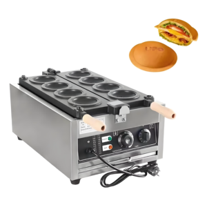 Machine à gaufres professionnelle en acier inoxydable de qualité alimentaire, presse à hamburger UFO, machine à hamburgers à haute productivité - Product Image 2