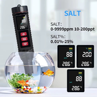 Testeur numérique de qualité de l'eau 7-en-1 |   Moniteur de pH, TDS, EC, salinité, S.G, ORP et température, pH-mètre portable de type stylo, étanche
