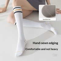 Chaussettes de compression pour femmes, sport, mollets, nylon, séchage rapide, absorbant la transpiration, course à pied, yoga, ODM