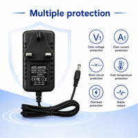 Adaptateur secteur portable AC/DC fiable ODM/OEM 5V 2A 10W avec prise DC 5,5x2,1mm, large compatibilité, prise murale UK