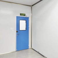Fabricant de portes hermétiques pour salles blanches en acier galvanisé à cadre en acier standard GMP