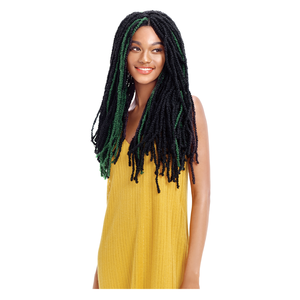 Élégant vente chaude 45 pouces Alita tresse crépus Marley synthétique Crochet Ombre tresse pré Boho <span class=keywords><strong>Passion</strong></span> bouclés torsion cheveux - Product Image 5