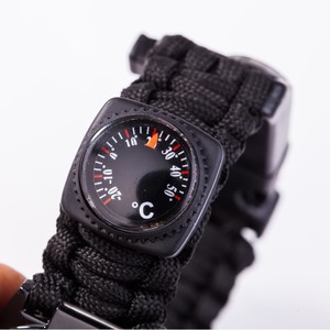 Đồng hồ bảy lõi đa năng độc đáo đa chức năng đa chức năng chống sốc khẩn cấp chống sốc la bàn đá lửa bện ngoài trời - Product Image 5