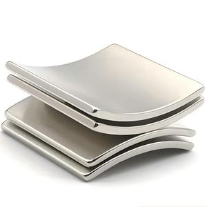 사용자 정의 에너지 모터 발전기 하프 링 세그먼트 강한 자석 Ndfeb 산업용 플라이휠 U 모양 배열 타일 아크 네오디뮴 자석 - Product Image 1