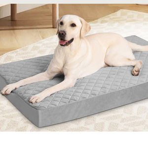 Oem Logo Niet-Afstotende Huidvriendelijke Korte Pluche Surfage Extra Groot Hondenbed Met Afneembare Wasbare Hoes - Product Image 1