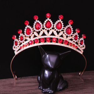<span class=keywords><strong>มงกุฎ</strong></span>เจ้าสาวสำหรับเด็ก ประดับเพชรเทียม ชุบด้วยไฟฟ้า สไตล์ยุโรปอเมริกา เครื่องประดับผมสำหรับงานวันเกิด งานคาร์นิวัล - Product Image 1