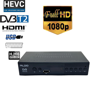 Récepteur TV numérique DVB-T2 H.264 Full HD 1080P <span class=keywords><strong>avec</strong></span> sortie HDMI pour les marchés d'Europe et d'Afrique 2025 – Chaînes TNT gratuites - Product Image 1