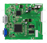 Circuit imprimé personnalisé simple face PCB 94HB avec conception originale 0.2mm espacement des lignes minimum fabriqué avec un matériau de base FR-4