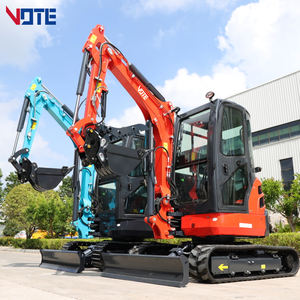 รถขุดขนาดเล็ก VOTE 3.5 ตัน เครื่องยนต์ Kubota มาตรฐาน EPA สำหรับงานขุดดินในฟาร์ม รถขุดขนาดเล็ก 2 ตัน ราคาเครื่องจักร - Product Image 6