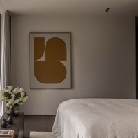Diseño de Interiores de Villa Minimalista Moderna con Ladrillos Rojos, Plano Arquitectónico y Renderizado 3D, Consulta Profunda
