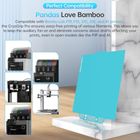 BIQU CryoGrip Pro Glacier Build Plate Lembaran Baja Pegas Dua Sisi untuk Printer 3D Seri Bambu Lab A1 X1 P1