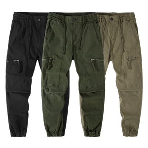 <span class=keywords><strong>Pantaloni</strong></span> <span class=keywords><strong>Cargo</strong></span> da Uomo alla Moda, Multitasche con Zip e Bottoni, Tinta Unita, per Lavoro, Estate e Primavera, Casual, <span class=keywords><strong>Lunghi</strong></span> - Product Image 1
