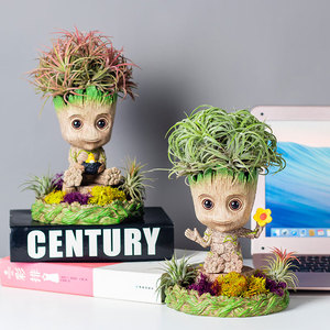 2023 Offre Spéciale maceta Groot pot de fleur ornements <span class=keywords><strong>cadeaux</strong></span> promotionnels PVC Groot moderne jardin planteur noël enfants <span class=keywords><strong>cadeaux</strong></span> <span class=keywords><strong>idées</strong></span> - Product Image 3