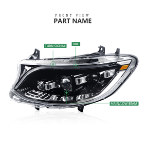 Nouveaux phares à LED AURON 12V 6000K 36W 6000 lm pour Sprinter 2019 et plus, feux de jour à LED, kit de modernisation - Product Image 4