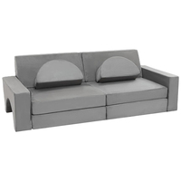 Sofá Infantil Creativo para Interiores, Nuevo Diseño, Espuma Ecológica, Bloques de Construcción Modulares, Tema de Edificios Modernos, Escala 1:8