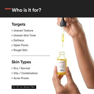 Solution exfoliante éclaircissante pour le visage au curcuma 32% <span class=keywords><strong>AHA</strong></span> <span class=keywords><strong>BHA</strong></span> PHA, nettoyant les pores, 30ml, marque privée - Product Image 2
