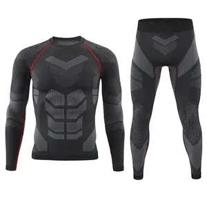 Neue Thermo-Unterwäsche für Männer Long Johns Skiing Tight Sports Under wear Thermal Suit