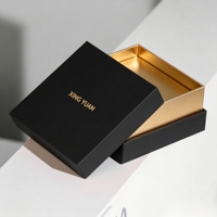 Boîte à encens carrée en papier en deux parties, personnalisée, avec pelliculage mat, gaufrage et dorure à chaud pour bougies - Vente en gros