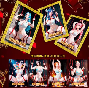 Juego de Cartas Metálicas de Diamante de Una Pieza al por Mayor, Cartas Coleccionables Raras de Luffy y <span class=keywords><strong>Nami</strong></span>, Juguetes de Mesa, Regalos - Product Image 3