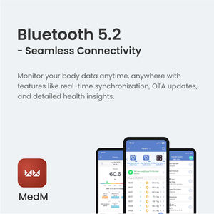 費用対効果の高いスマートグラス体組成計（BMI測定機能付き、アプリ接続、電池式、LEDデジタルディスプレイ、フィットネストラッカー） - Product Image 4