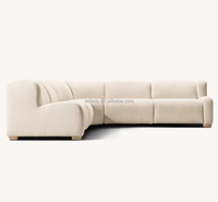 Meubles de salon de style américain de luxe canapé inclinable électrique canapé en bois en forme de L sectionnel cadre en bois massif fauteuil inclinable