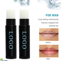 Baume à lèvres réparateur pour homme, sans couleur, anti-gerçures, label privé, hydratant biologique, repulpeur de lèvres pour homme