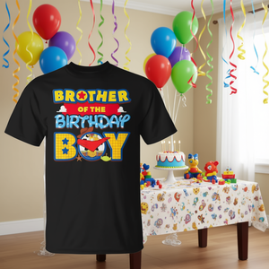 Brother of the Birthday Boy <b>Toy</b> Family Party Decorations T-Shirt-Promotional Product - Product Image 3